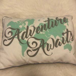 Adventure Awaits pillow
